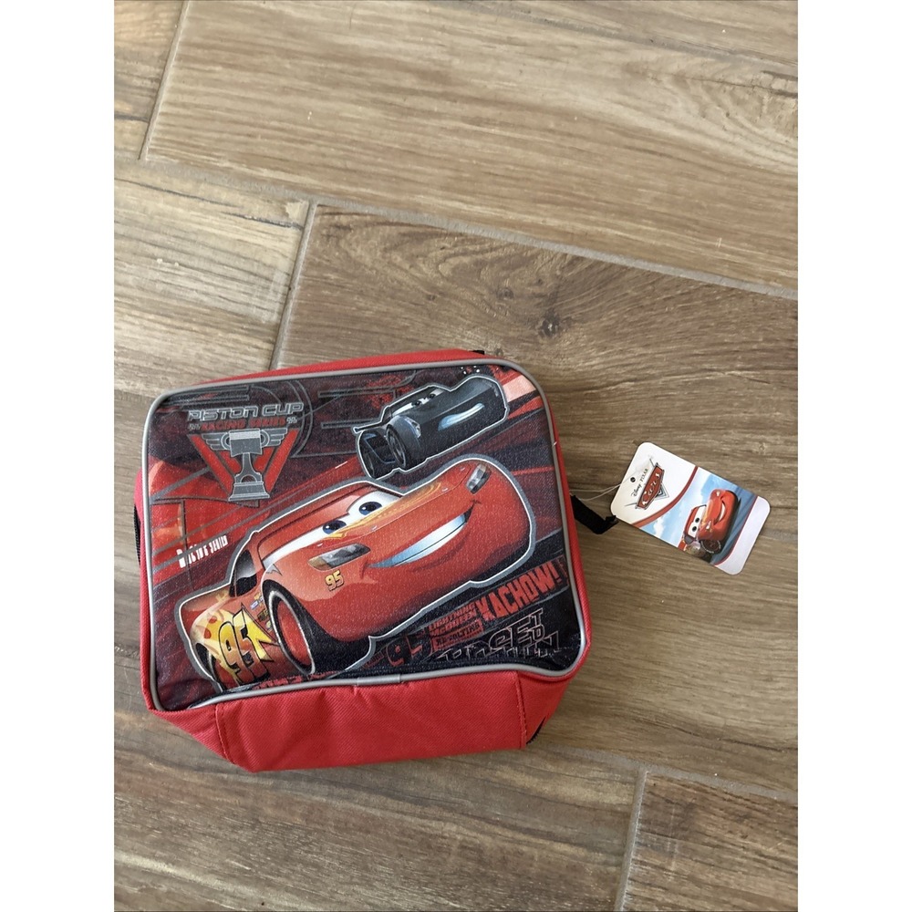 Disney Cars 3 Lunch Bag/box Insulated Pop Out 3D Motion Lights NEW